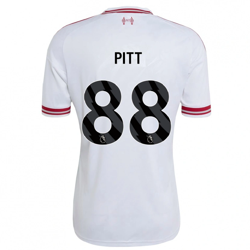 Danxen Dames Lucas Pitt #88 Rood Wit Uitshirt Uittenue 2026/27 T-Shirt België
