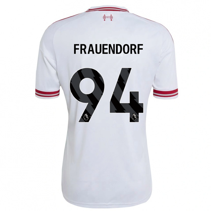 Danxen Dames Melkamu Frauendorf #94 Rood Wit Uitshirt Uittenue 2026/27 T-Shirt België