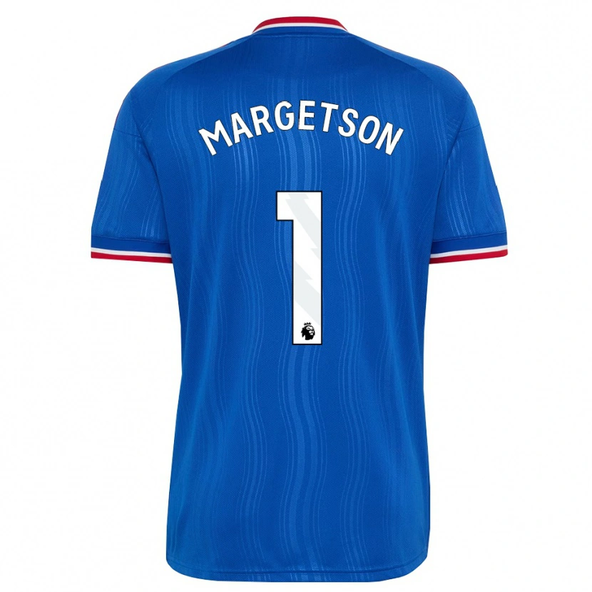 Danxen Dames Kit Margetson #1 Blauw Wit Rood Uitshirt Uittenue 2026/27 T-Shirt België