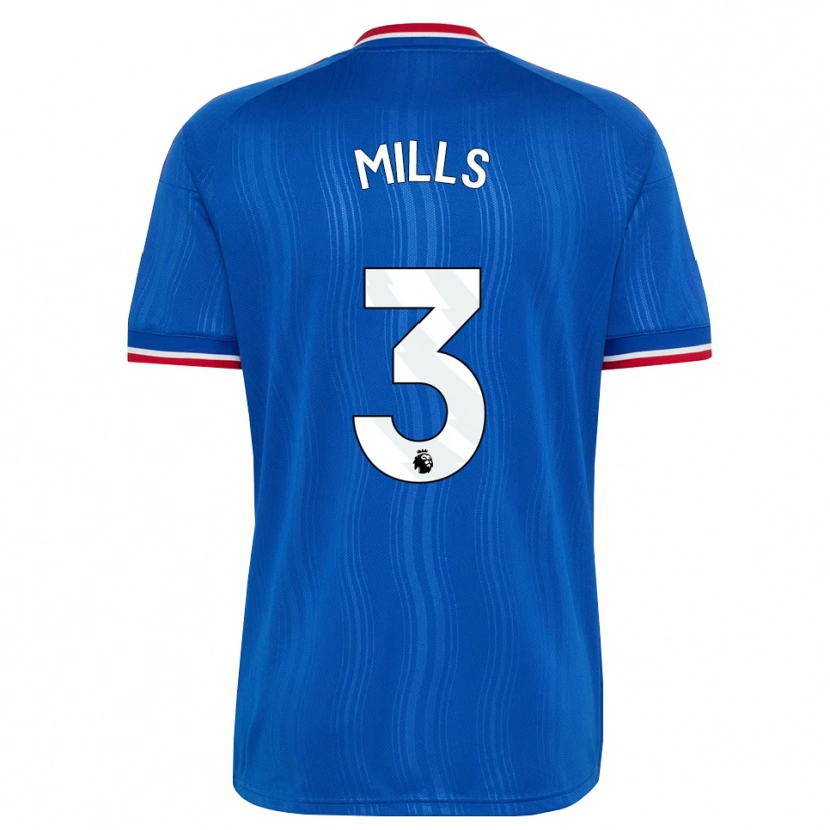 Danxen Dames Albert Mills #3 Blauw Wit Rood Uitshirt Uittenue 2026/27 T-Shirt België