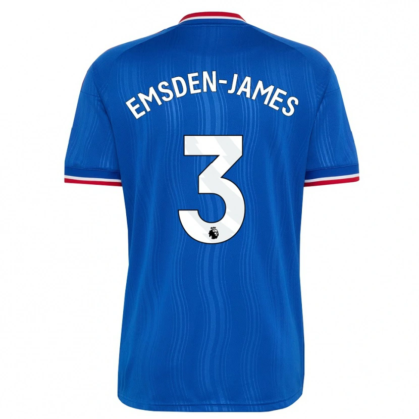 Danxen Dames Harley Emsden-James #3 Blauw Wit Rood Uitshirt Uittenue 2026/27 T-Shirt België