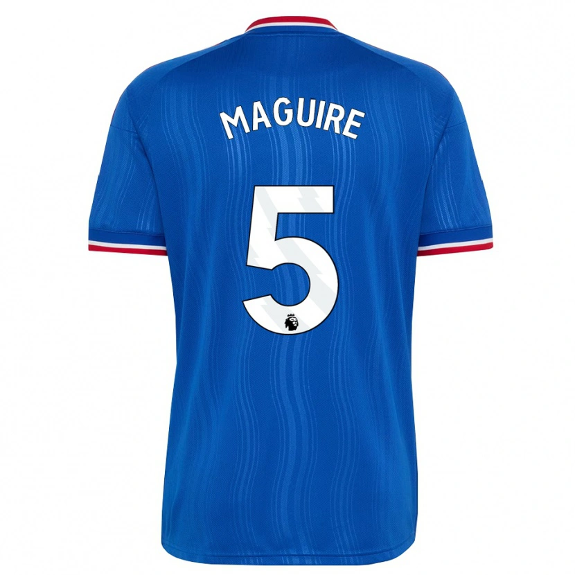 Danxen Dames Harry Maguire #5 Blauw Wit Rood Uitshirt Uittenue 2026/27 T-Shirt België