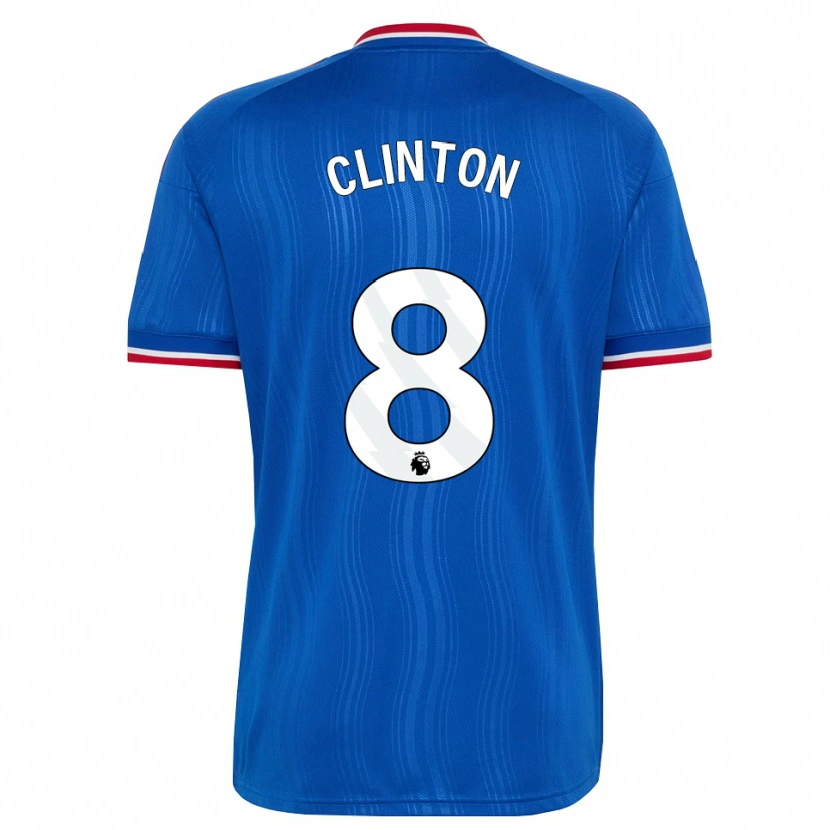 Danxen Dames Grace Clinton #8 Blauw Wit Rood Uitshirt Uittenue 2026/27 T-Shirt België