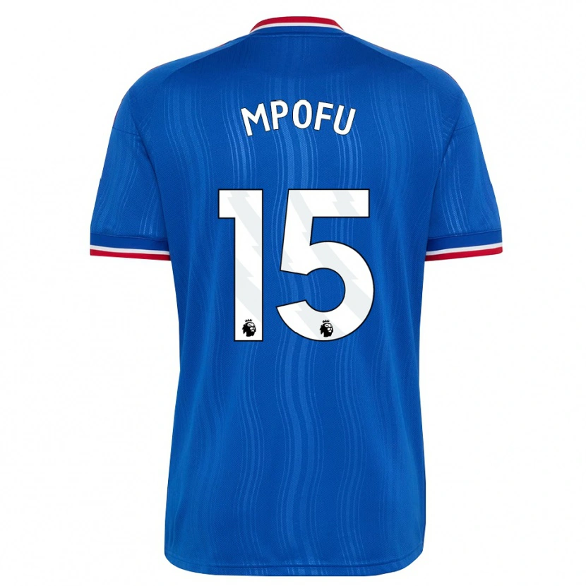 Danxen Dames Camron Mpofu #15 Blauw Wit Rood Uitshirt Uittenue 2026/27 T-Shirt België