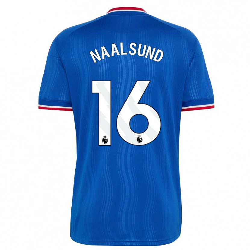 Danxen Dames Lisa Naalsund #16 Blauw Wit Rood Uitshirt Uittenue 2026/27 T-Shirt België