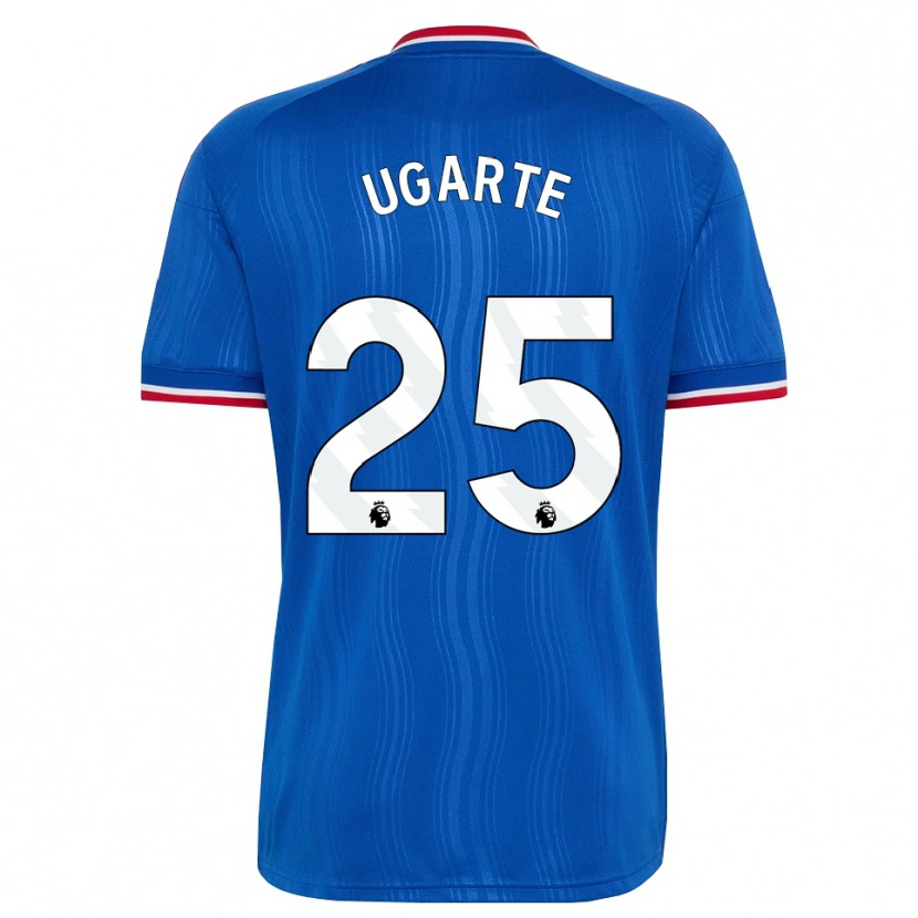 Danxen Dames Manuel Ugarte #25 Blauw Wit Rood Uitshirt Uittenue 2026/27 T-Shirt België