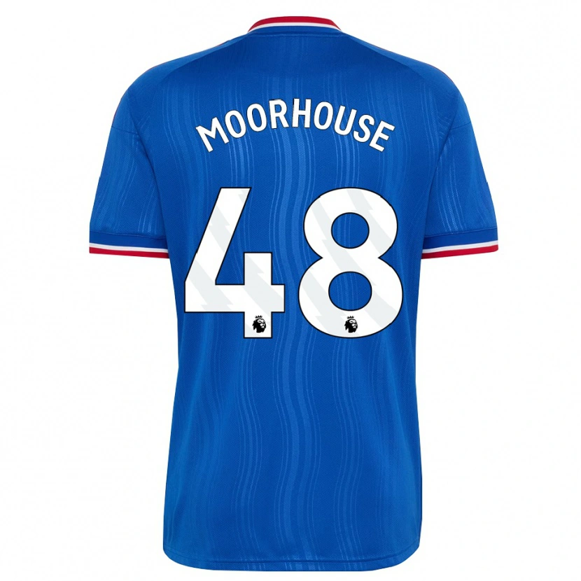 Danxen Dames Jack Moorhouse #48 Blauw Wit Rood Uitshirt Uittenue 2026/27 T-Shirt België