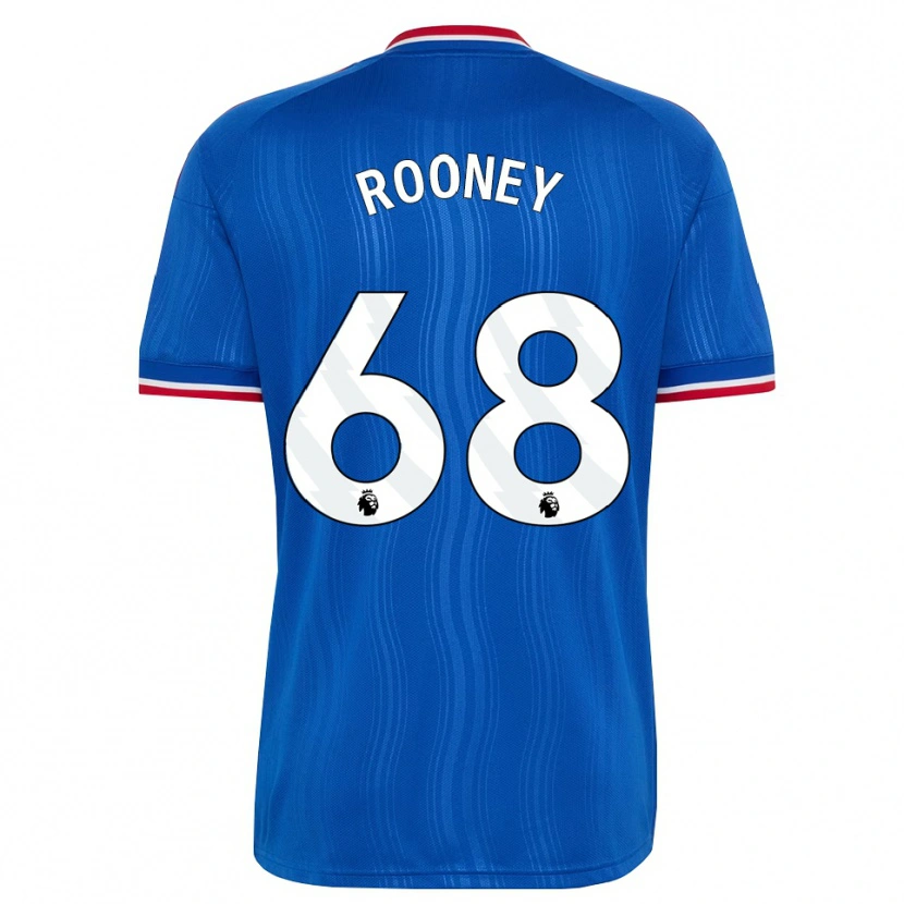 Danxen Dames Kai Rooney #68 Blauw Wit Rood Uitshirt Uittenue 2026/27 T-Shirt België
