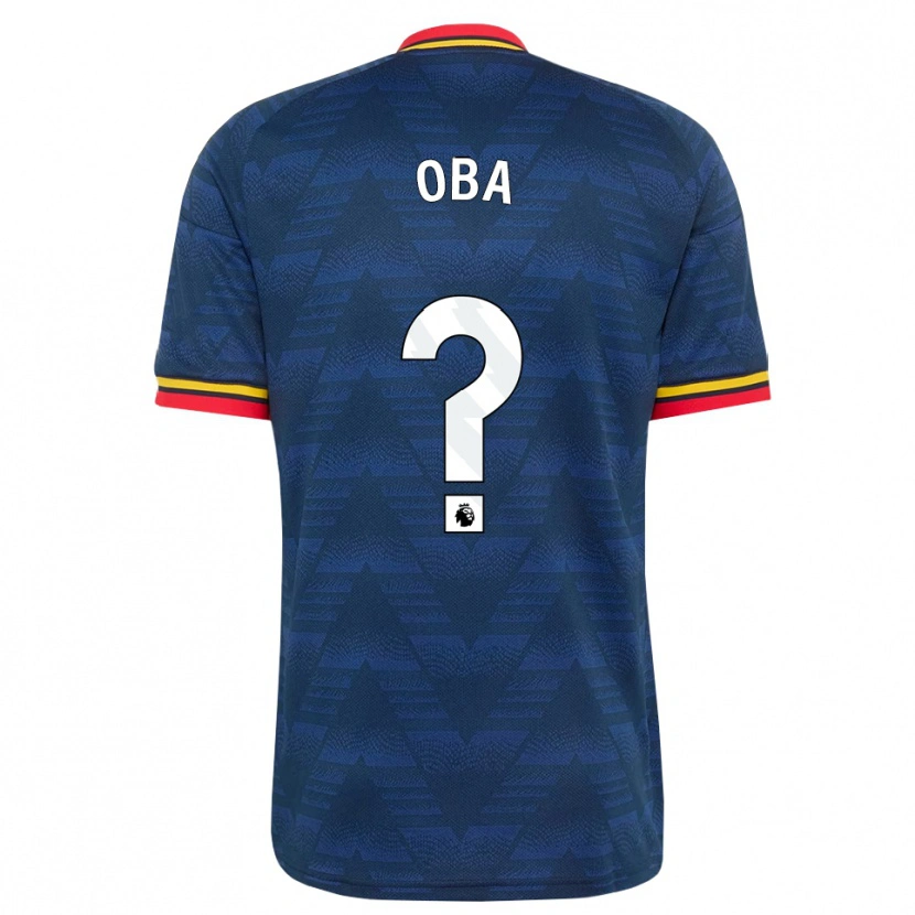 Danxen Dames Jayden Oba #0 Middernachtblauw Geel Rood Uitshirt Uittenue 2026/27 T-Shirt België