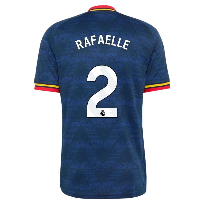 Danxen Dames Rafaelle Souza #2 Middernachtblauw Geel Rood Uitshirt Uittenue 2026/27 T-Shirt België