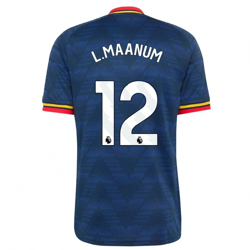 Danxen Dames Frida Maanum #12 Middernachtblauw Geel Rood Uitshirt Uittenue 2026/27 T-Shirt België