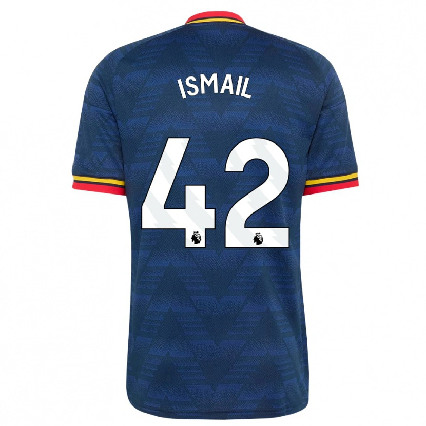 Danxen Dames Cam'ron Ismail #42 Middernachtblauw Geel Rood Uitshirt Uittenue 2026/27 T-Shirt België
