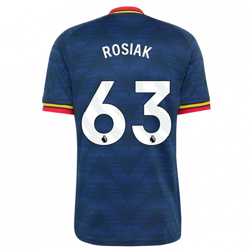 Danxen Dames Michal Rosiak #63 Middernachtblauw Geel Rood Uitshirt Uittenue 2026/27 T-Shirt België