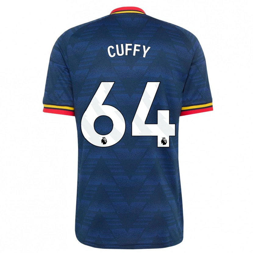 Danxen Dames Brooke Norton Cuffy #64 Middernachtblauw Geel Rood Uitshirt Uittenue 2026/27 T-Shirt België