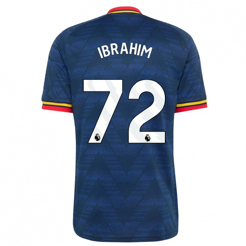 Danxen Dames Ife Ibrahim #72 Middernachtblauw Geel Rood Uitshirt Uittenue 2026/27 T-Shirt België