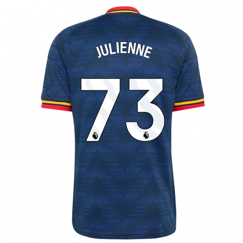 Danxen Dames Theo Julienne #73 Middernachtblauw Geel Rood Uitshirt Uittenue 2026/27 T-Shirt België