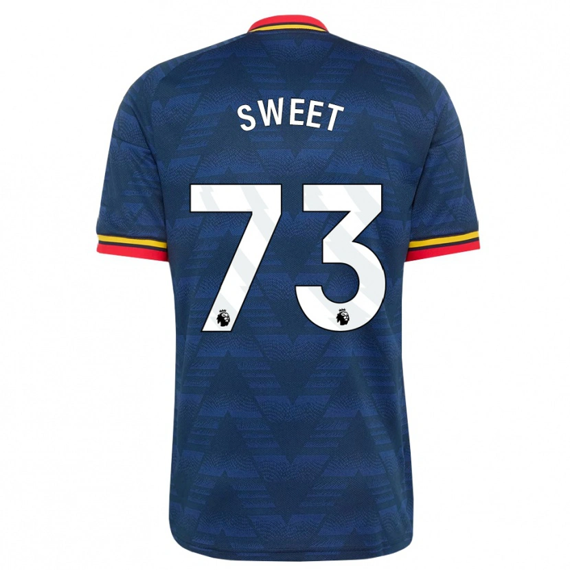 Danxen Dames James Sweet #73 Middernachtblauw Geel Rood Uitshirt Uittenue 2026/27 T-Shirt België