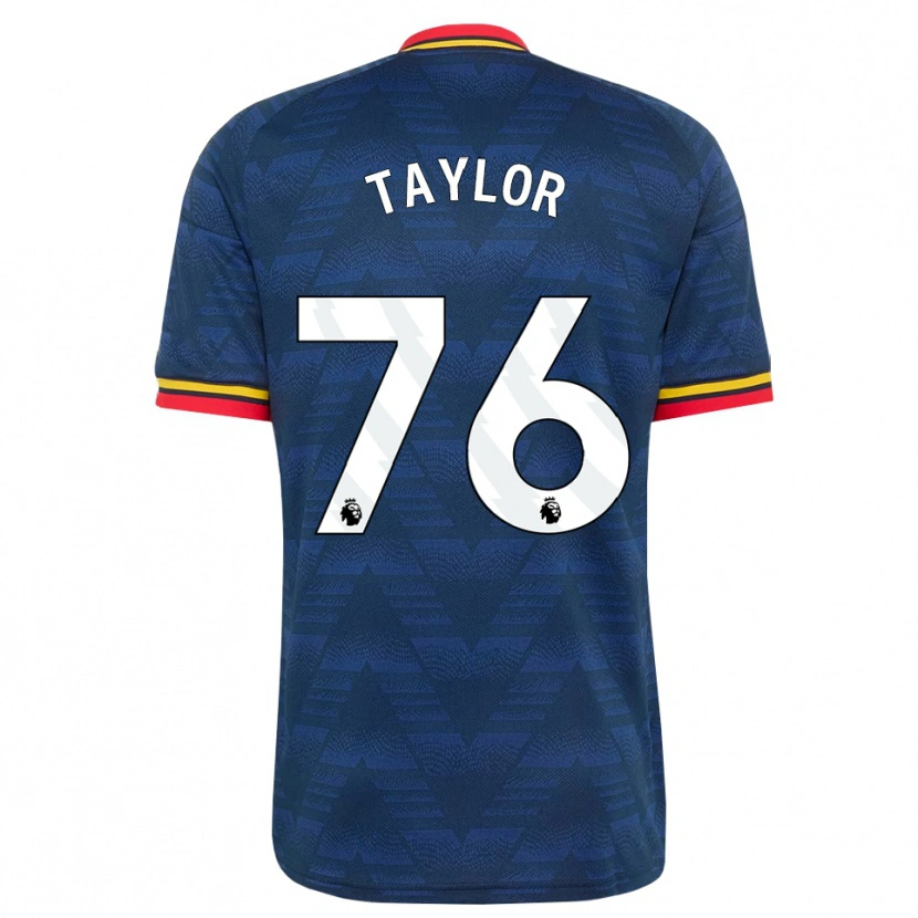 Danxen Dames Kido Taylor Hart #76 Middernachtblauw Geel Rood Uitshirt Uittenue 2026/27 T-Shirt België