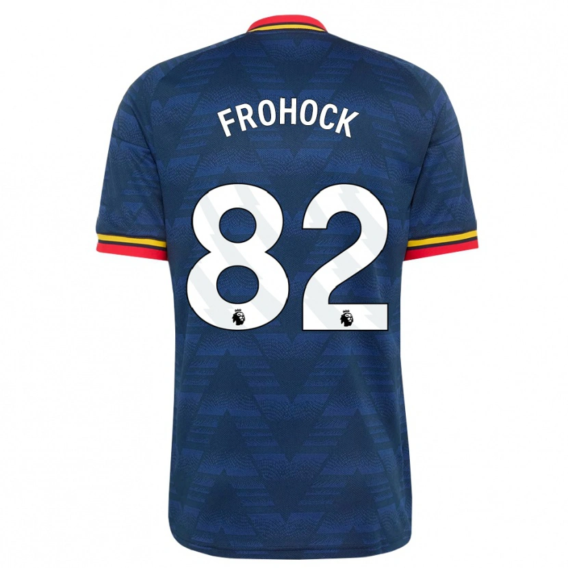 Danxen Dames Marley Frohock #82 Middernachtblauw Geel Rood Uitshirt Uittenue 2026/27 T-Shirt België