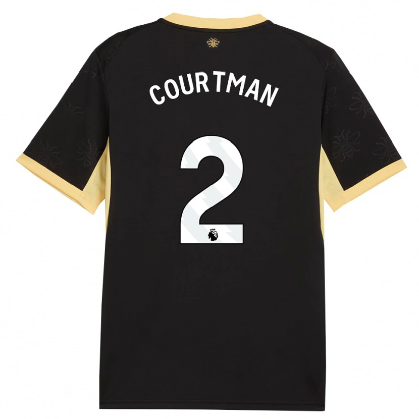 Danxen Dames Charlie Courtman #2 Zwart Geel Uitshirt Uittenue 2026/27 T-Shirt België