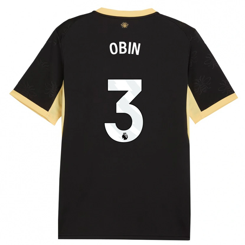 Danxen Dames Yohann Obin #3 Zwart Geel Uitshirt Uittenue 2026/27 T-Shirt België