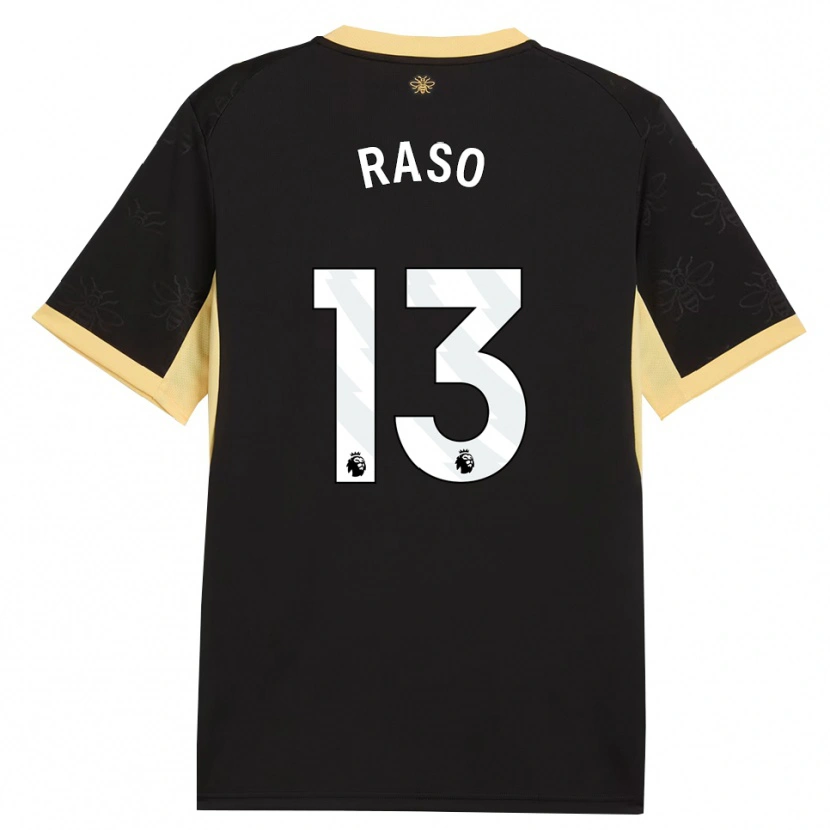 Danxen Dames Hayley Raso #13 Zwart Geel Uitshirt Uittenue 2026/27 T-Shirt België