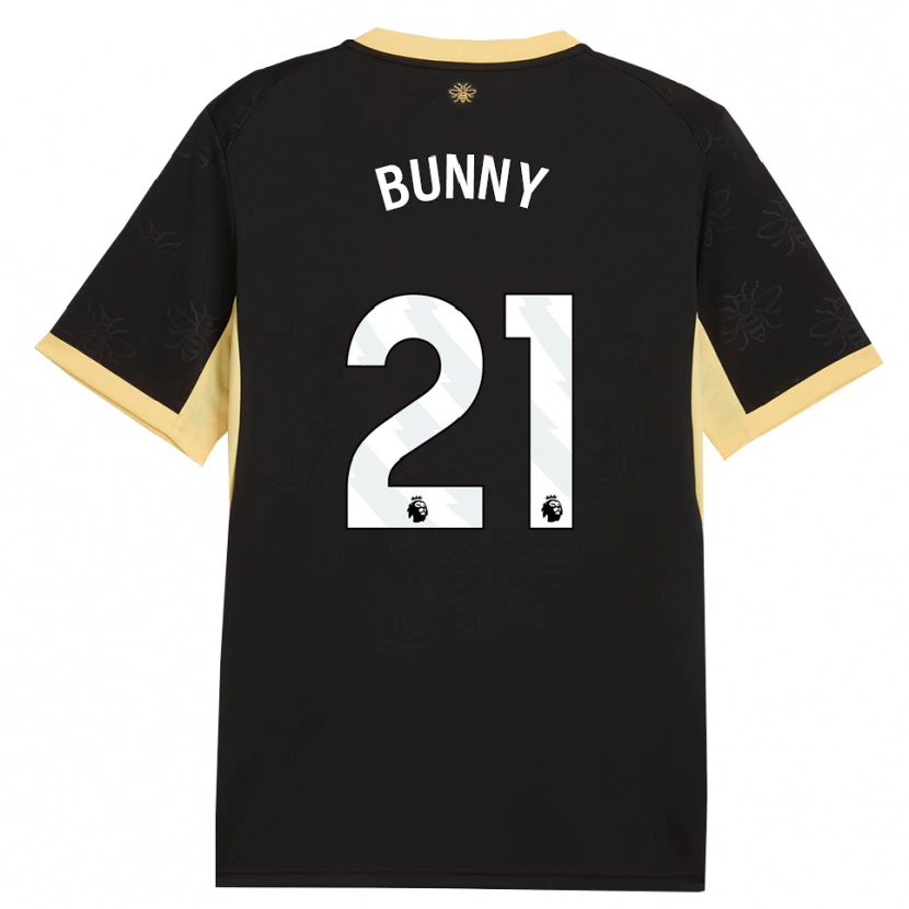 Danxen Dames Khadija Shaw #21 Zwart Geel Uitshirt Uittenue 2026/27 T-Shirt België
