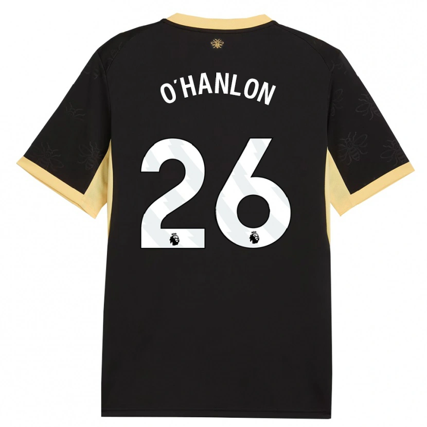 Danxen Dames Tara O'hanlon #26 Zwart Geel Uitshirt Uittenue 2026/27 T-Shirt België