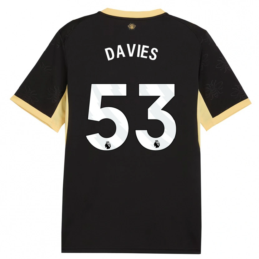 Danxen Dames Mayzee Davies #53 Zwart Geel Uitshirt Uittenue 2026/27 T-Shirt België