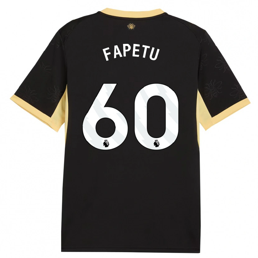 Danxen Dames Femi Fapetu #60 Zwart Geel Uitshirt Uittenue 2026/27 T-Shirt België