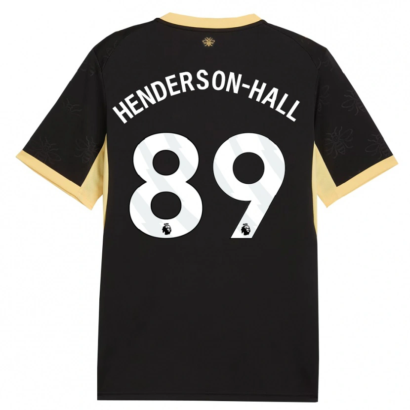 Danxen Dames Matty Henderson-Hall #89 Zwart Geel Uitshirt Uittenue 2026/27 T-Shirt België