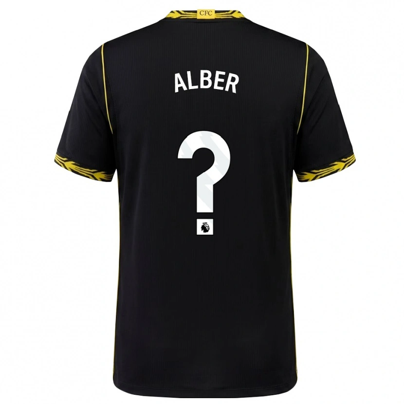 Danxen Dames Mara Alber #0 Zwart Geel Uitshirt Uittenue 2026/27 T-Shirt België
