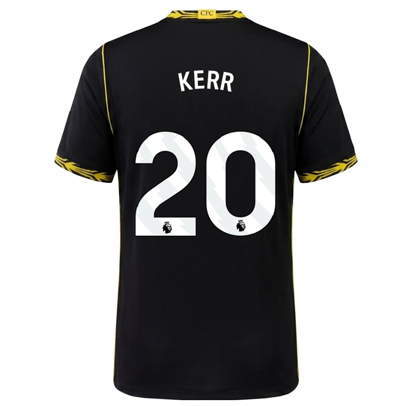 Danxen Dames Sam Kerr #20 Zwart Geel Uitshirt Uittenue 2026/27 T-Shirt België