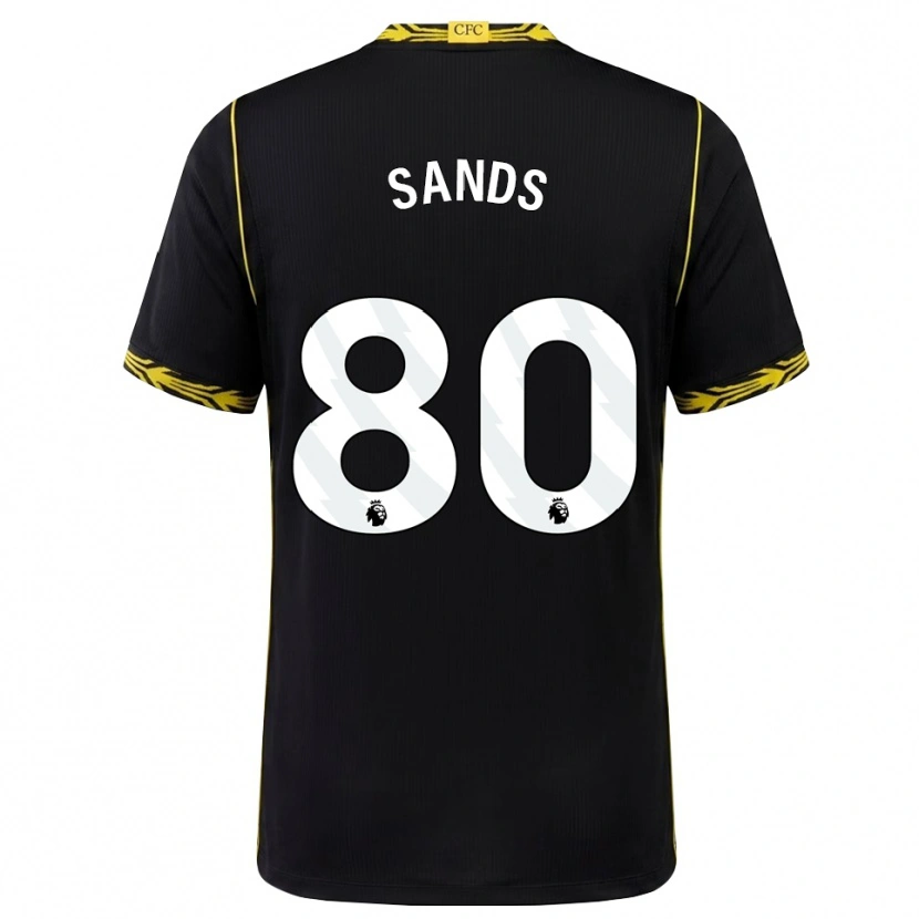 Danxen Dames Hudson Sands #80 Zwart Geel Uitshirt Uittenue 2026/27 T-Shirt België
