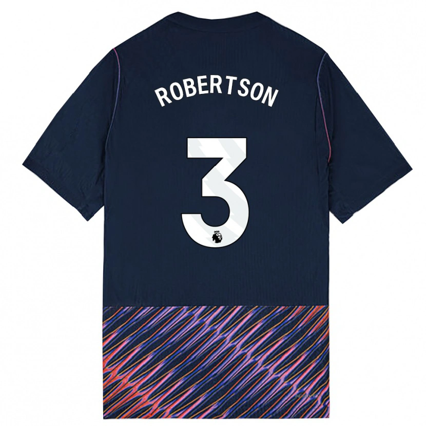 Danxen Dames Andrew Robertson #3 Koninklijk Blauw Wit Uitshirt Uittenue 2026/27 T-Shirt België