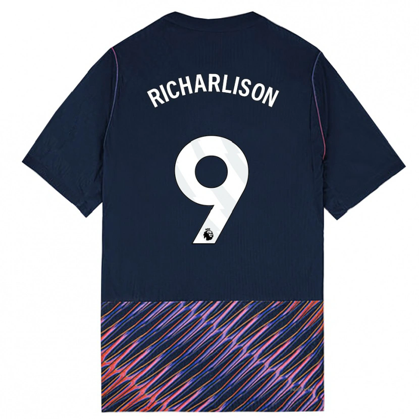 Danxen Dames Richarlison De Andrade #9 Koninklijk Blauw Wit Uitshirt Uittenue 2026/27 T-Shirt België