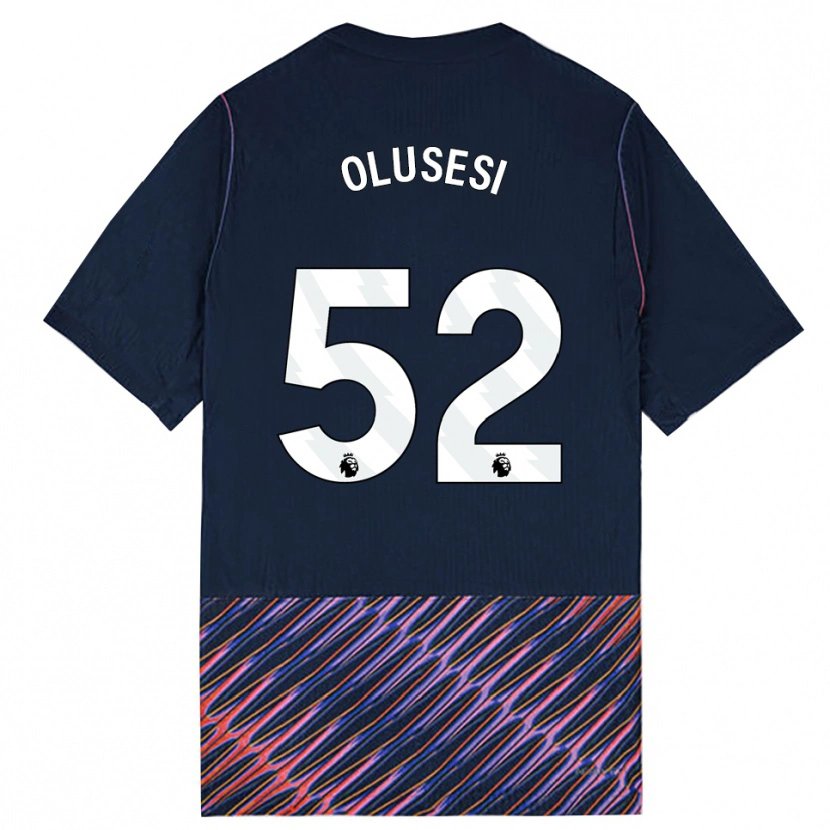 Danxen Dames Callum Olusesi #52 Koninklijk Blauw Wit Uitshirt Uittenue 2026/27 T-Shirt België