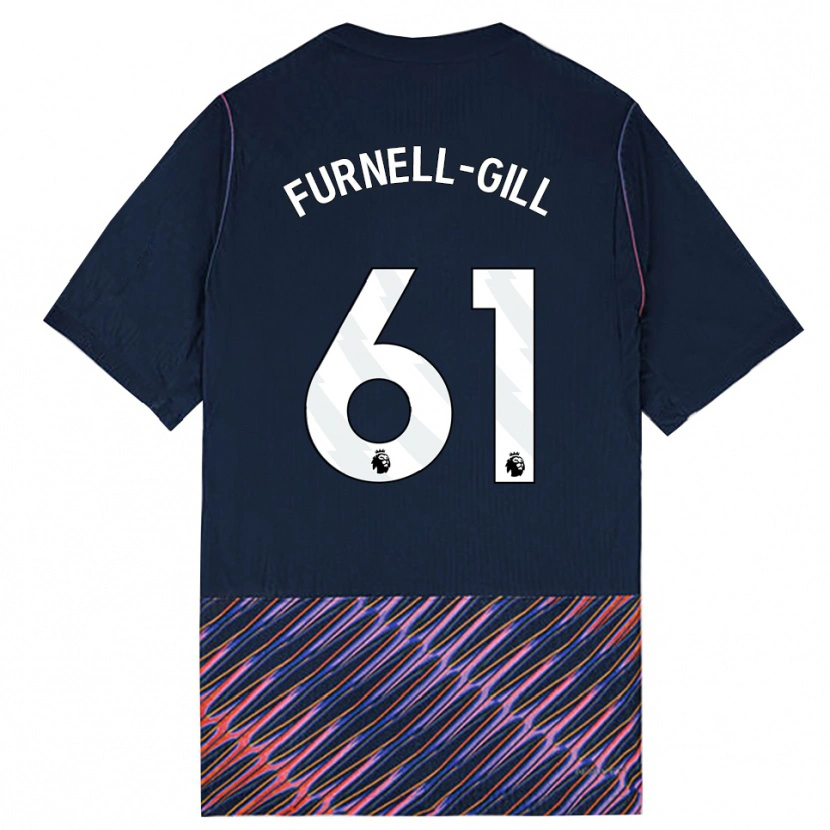 Danxen Dames Luca Furnell-Gill #61 Koninklijk Blauw Wit Uitshirt Uittenue 2026/27 T-Shirt België