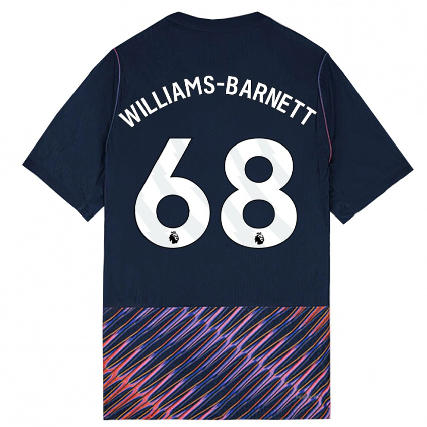 Danxen Dames Luca Williams-Barnett #68 Koninklijk Blauw Wit Uitshirt Uittenue 2026/27 T-Shirt België