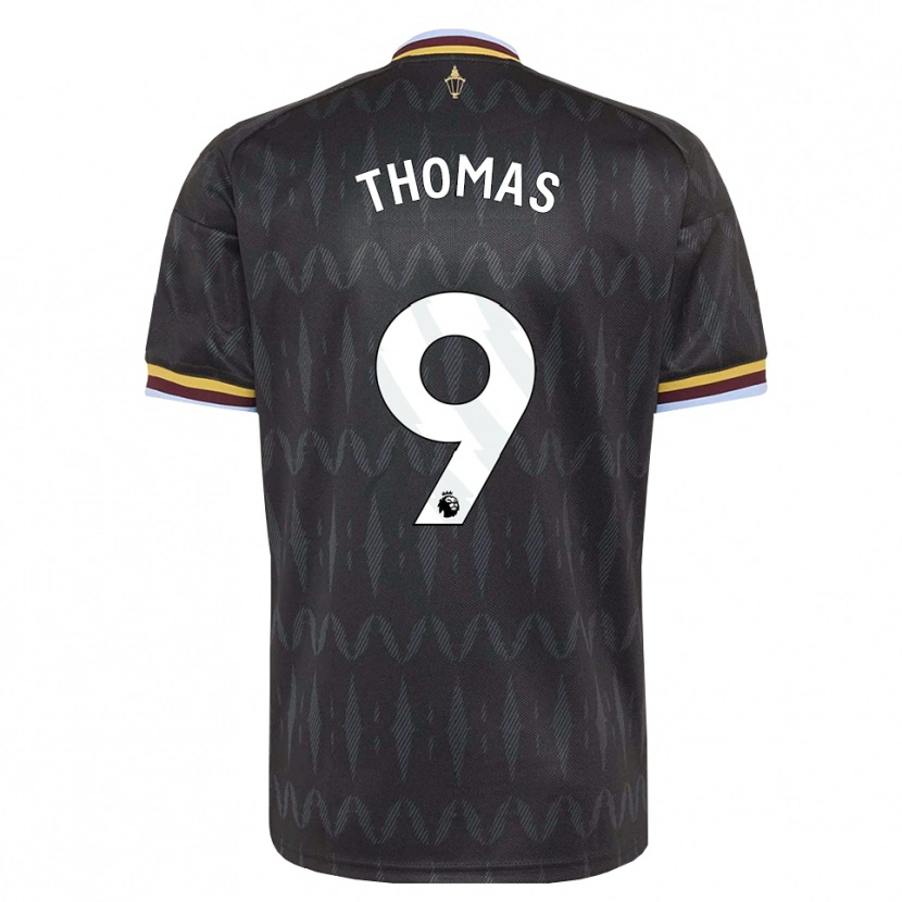 Danxen Dames George Thomas #9 Korenbloemblauw Zwart Geel Uitshirt Uittenue 2026/27 T-Shirt België