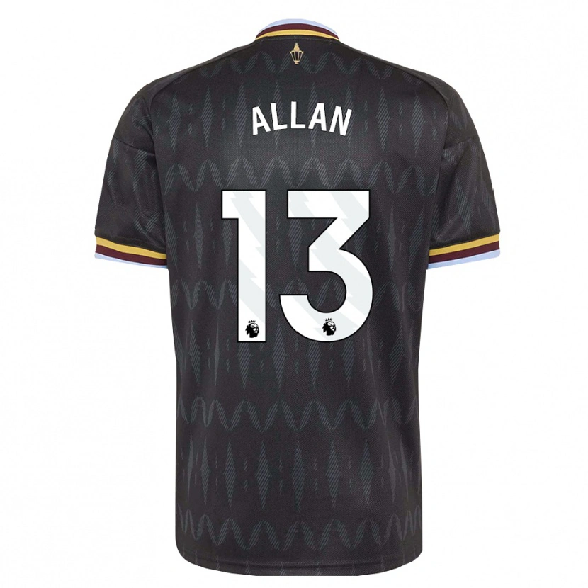 Danxen Dames Jack Allan #13 Korenbloemblauw Zwart Geel Uitshirt Uittenue 2026/27 T-Shirt België