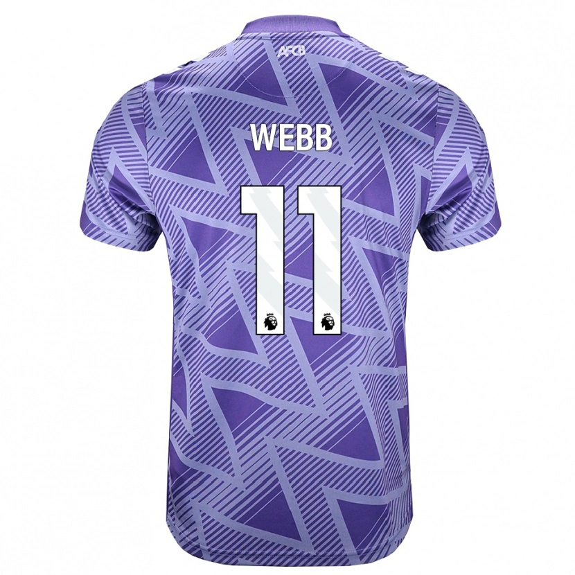 Danxen Dames Harry Webb #11 Licht Violet Rood Wit Uitshirt Uittenue 2026/27 T-Shirt België