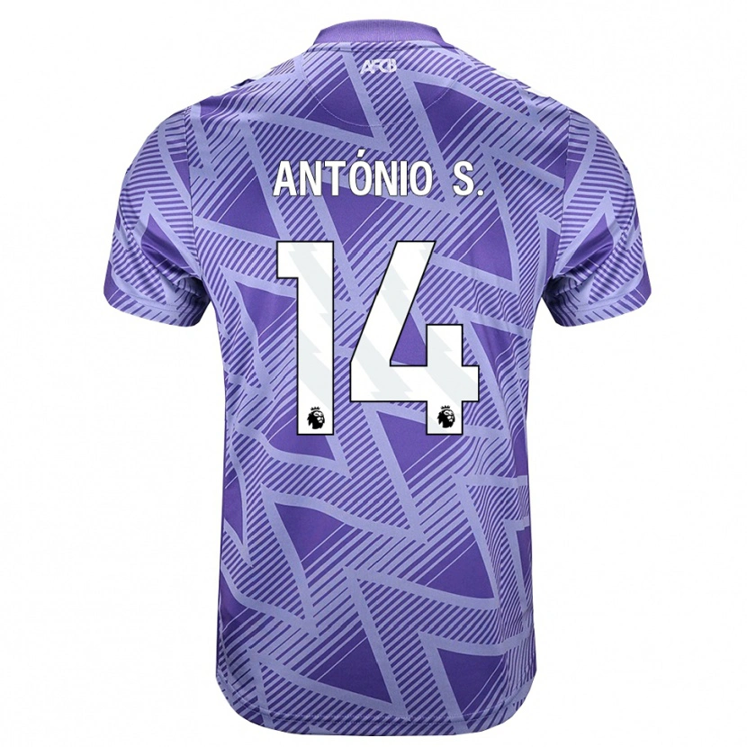 Danxen Dames António Silva #14 Licht Violet Rood Wit Uitshirt Uittenue 2026/27 T-Shirt België