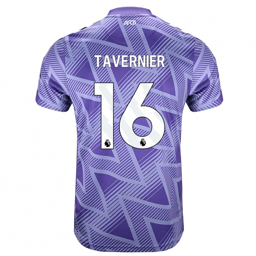 Danxen Dames Marcus Tavernier #16 Licht Violet Rood Wit Uitshirt Uittenue 2026/27 T-Shirt België
