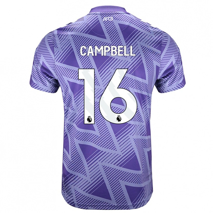 Danxen Dames Zhaviah Campbell #16 Licht Violet Rood Wit Uitshirt Uittenue 2026/27 T-Shirt België