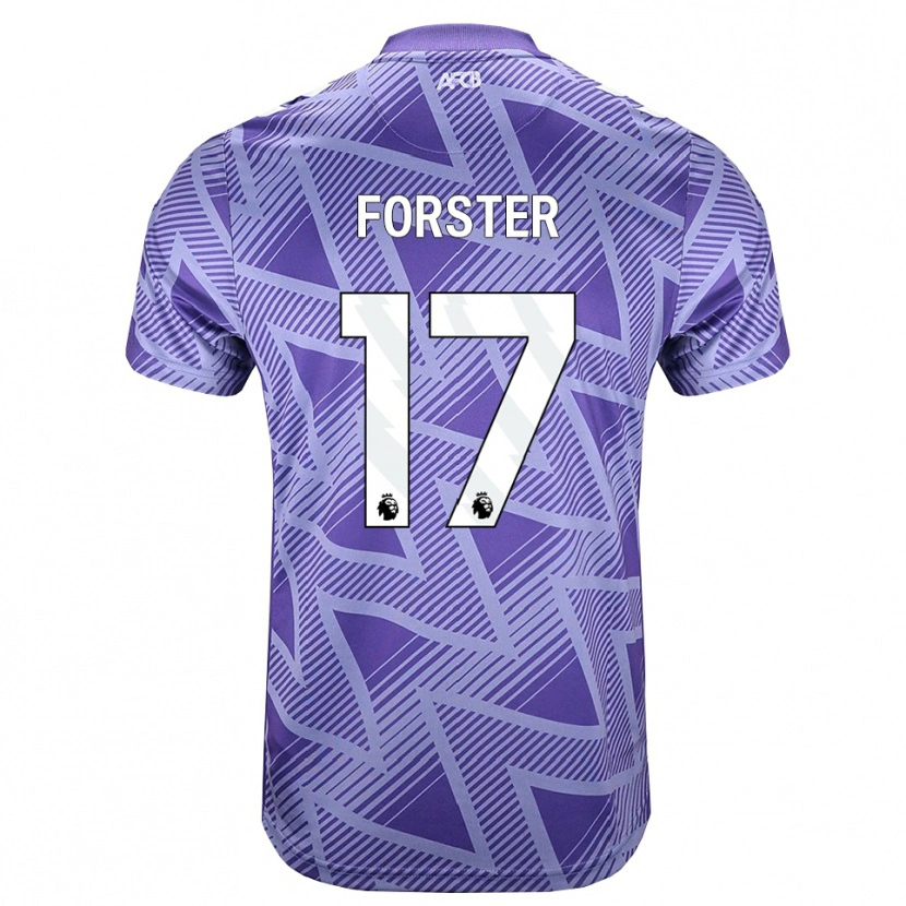 Danxen Dames Fraser Forster #17 Licht Violet Rood Wit Uitshirt Uittenue 2026/27 T-Shirt België