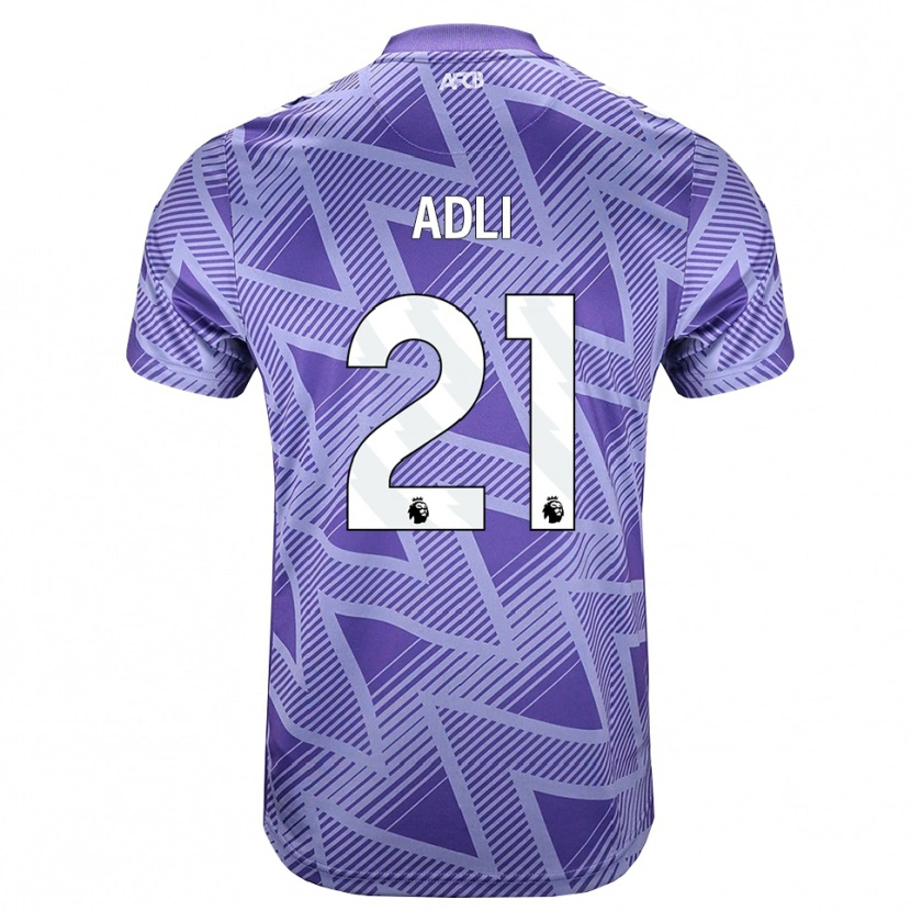 Danxen Dames Amine Adli #21 Licht Violet Rood Wit Uitshirt Uittenue 2026/27 T-Shirt België