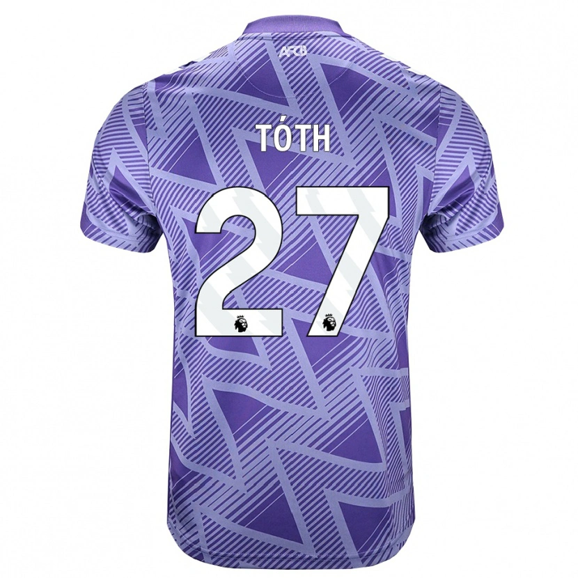 Danxen Dames Alex Tóth #27 Licht Violet Rood Wit Uitshirt Uittenue 2026/27 T-Shirt België