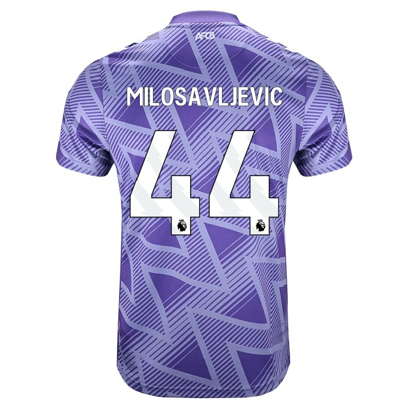 Danxen Dames Veljko Milosavljevic #44 Licht Violet Rood Wit Uitshirt Uittenue 2026/27 T-Shirt België