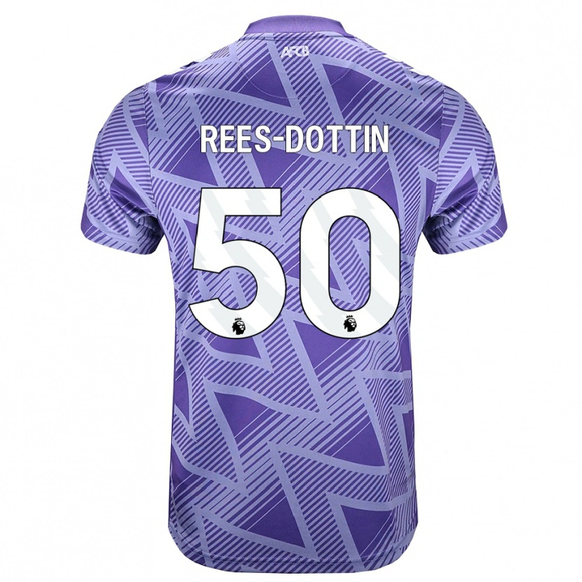 Danxen Dames Remy Rees-Dottin #50 Licht Violet Rood Wit Uitshirt Uittenue 2026/27 T-Shirt België